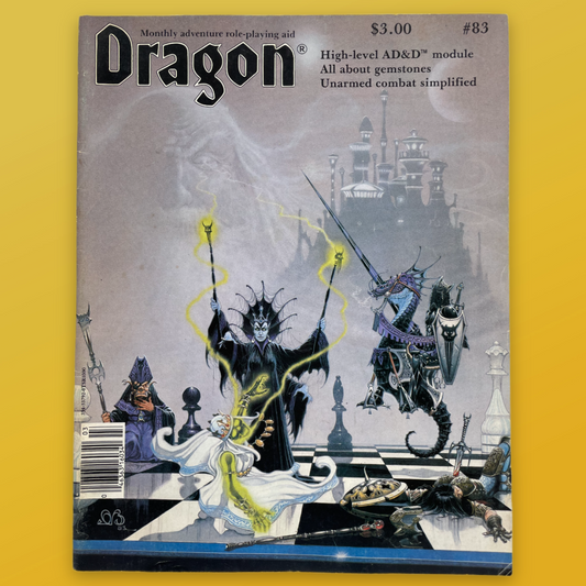 Dragon Magazine #83 March 1984 TSR