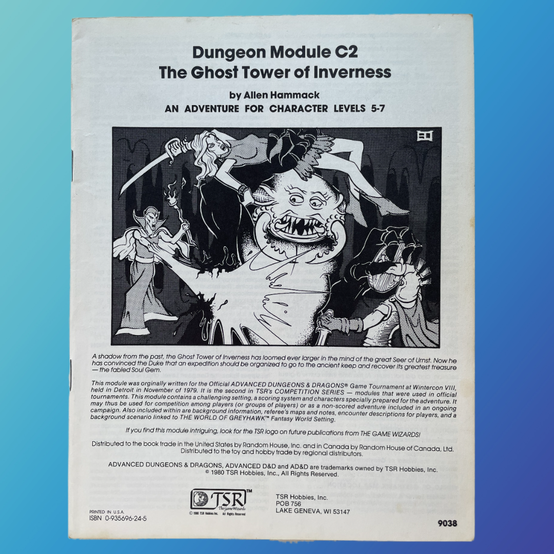 The Ghost Tower of Inverness C2 9038 AD&D 1e