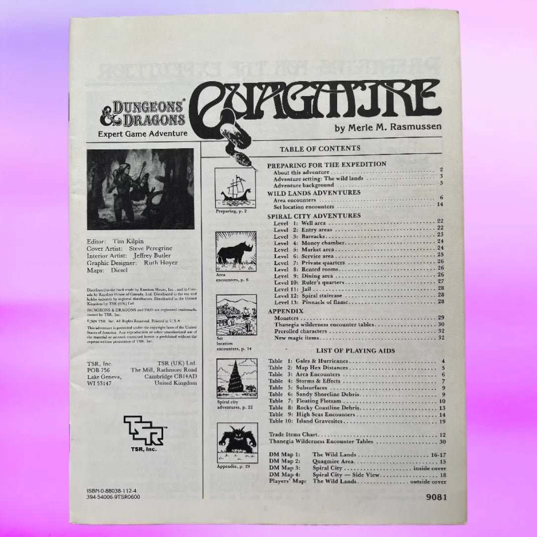 Quagmire! X6 9081 Dungeons & Dragons