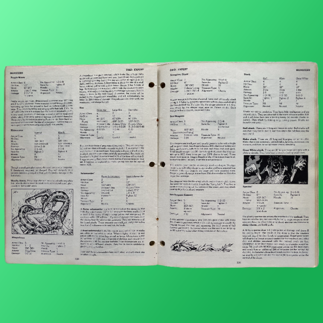 Dungeons & Dragons Expert Set 2 1012 Box Set