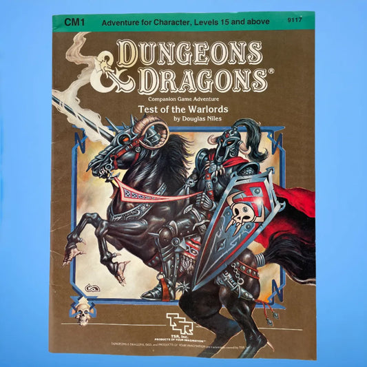 Test of the Warlords CM1 9117 Dungeons & Dragons