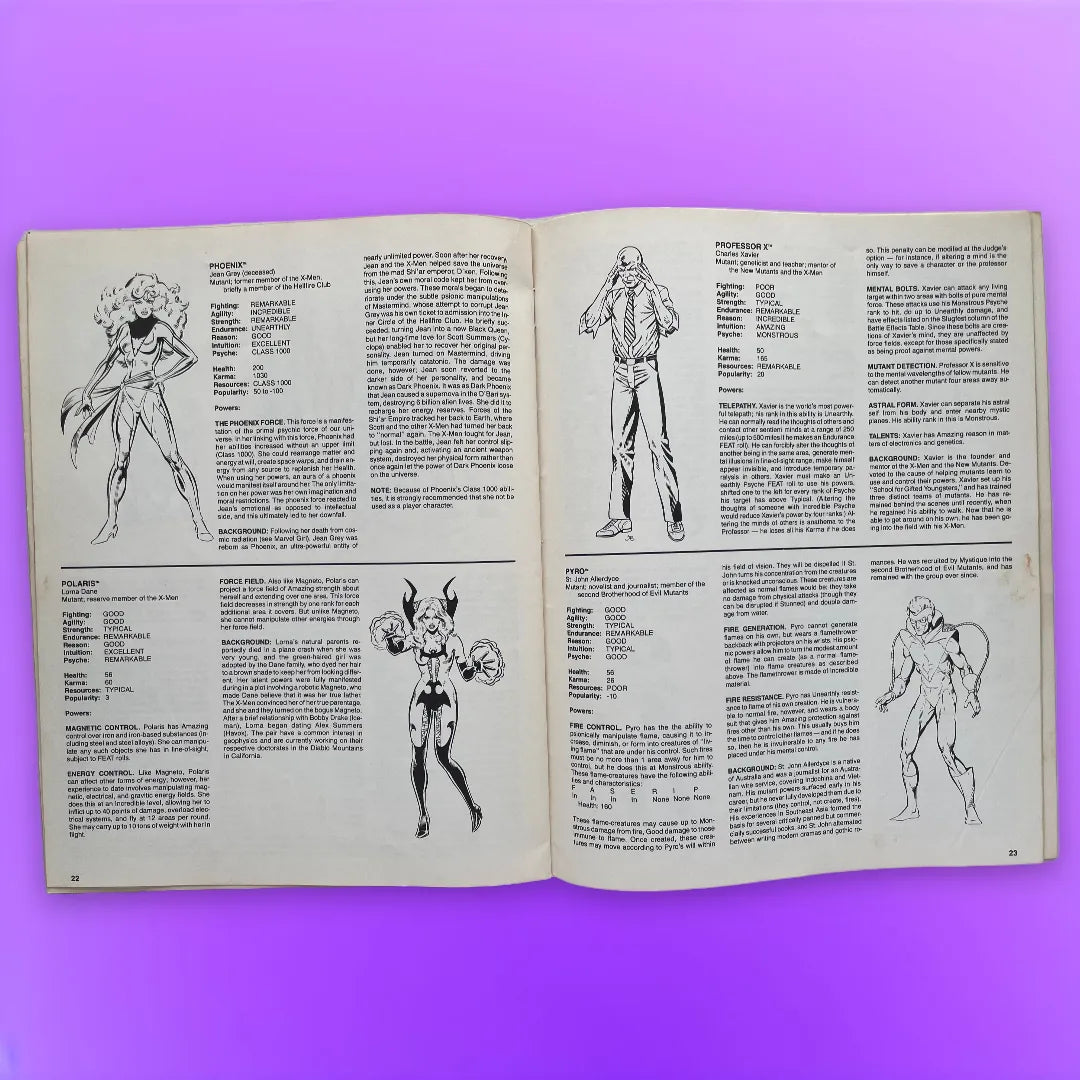 Project: WideAwake MH AC 5 Marvel Super Heroes TSR