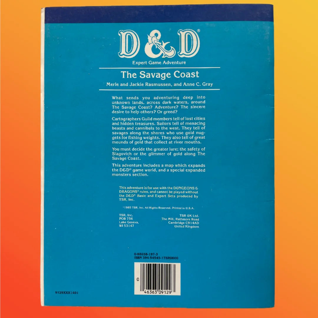 The Savage Coast X9 9129 Dungeons & Dragons