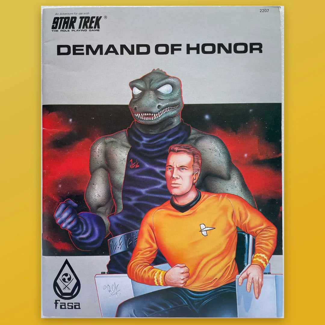 Demand of Honor 2207 Star Trek RPG FASA