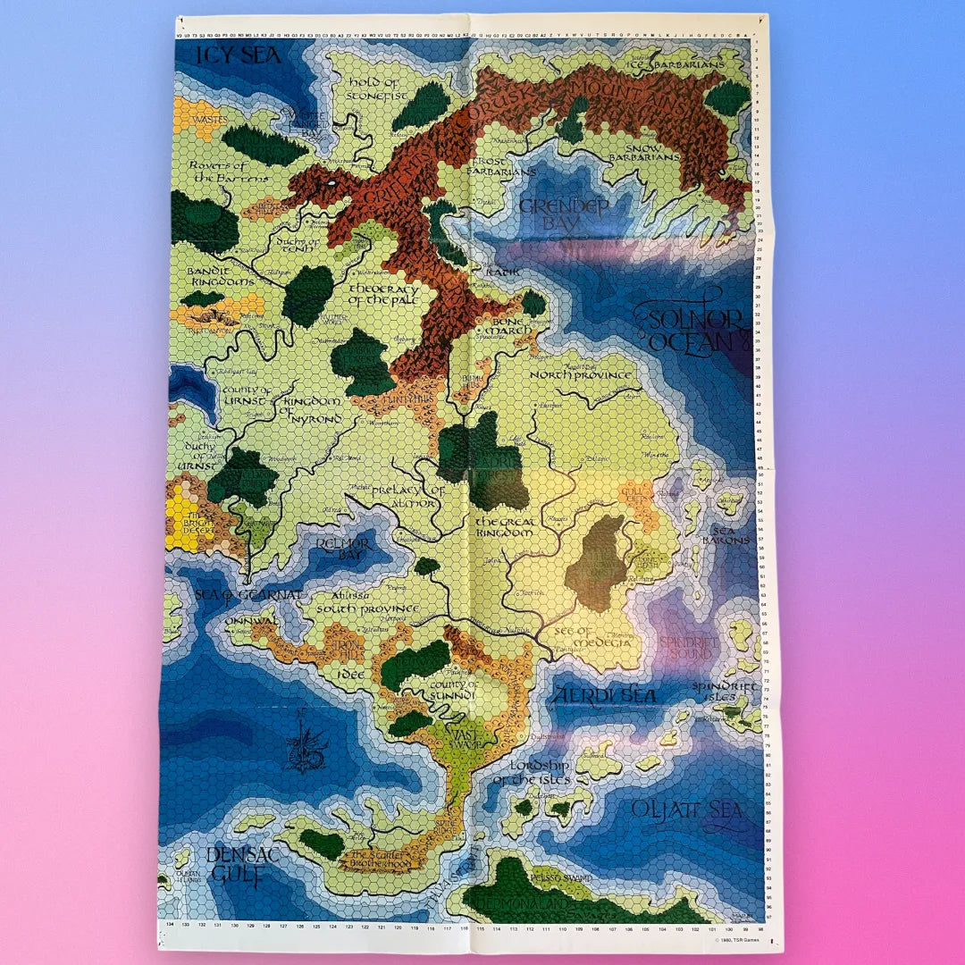 The World of Greyhawk Folio Advanced Dungeons and Dragons