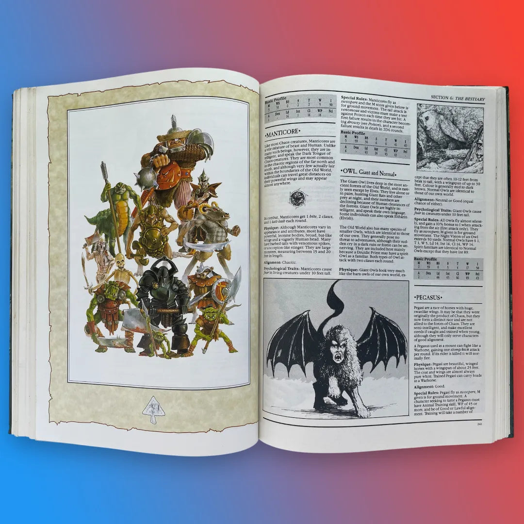 Warhammer Fantasy Role Play Games Workshop 1986