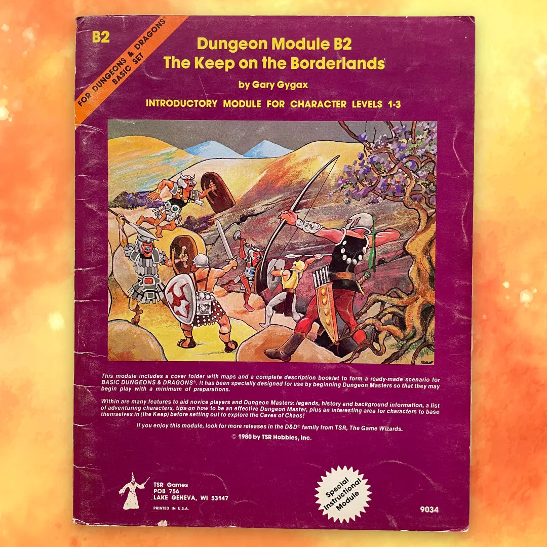The Keep on the Borderlands B2 9034 Dungeons & Dragons - Lichyard Games