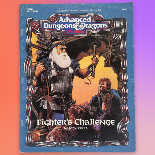 Fighter's Challenge HHQ1 9330 Advanced Dungeons & Dragons 2e