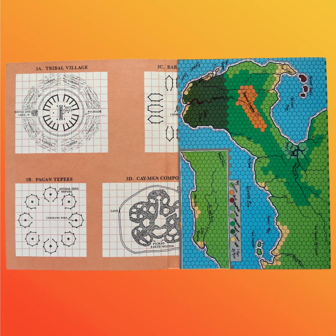 The Savage Coast X9 9129 Dungeons & Dragons