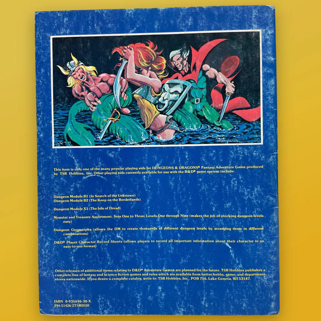 The Isle of Dread X1 9043 Dungeons & Dragons