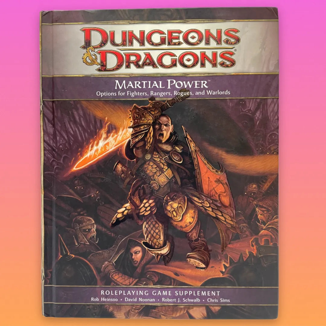Martial Power Dungeons & Dragons 4e