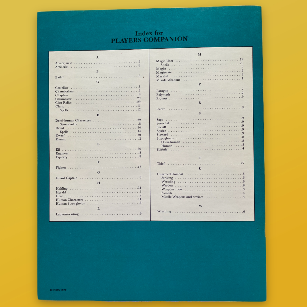 Dungeons & Dragons Companion Rules Set 3 1013 Box Set