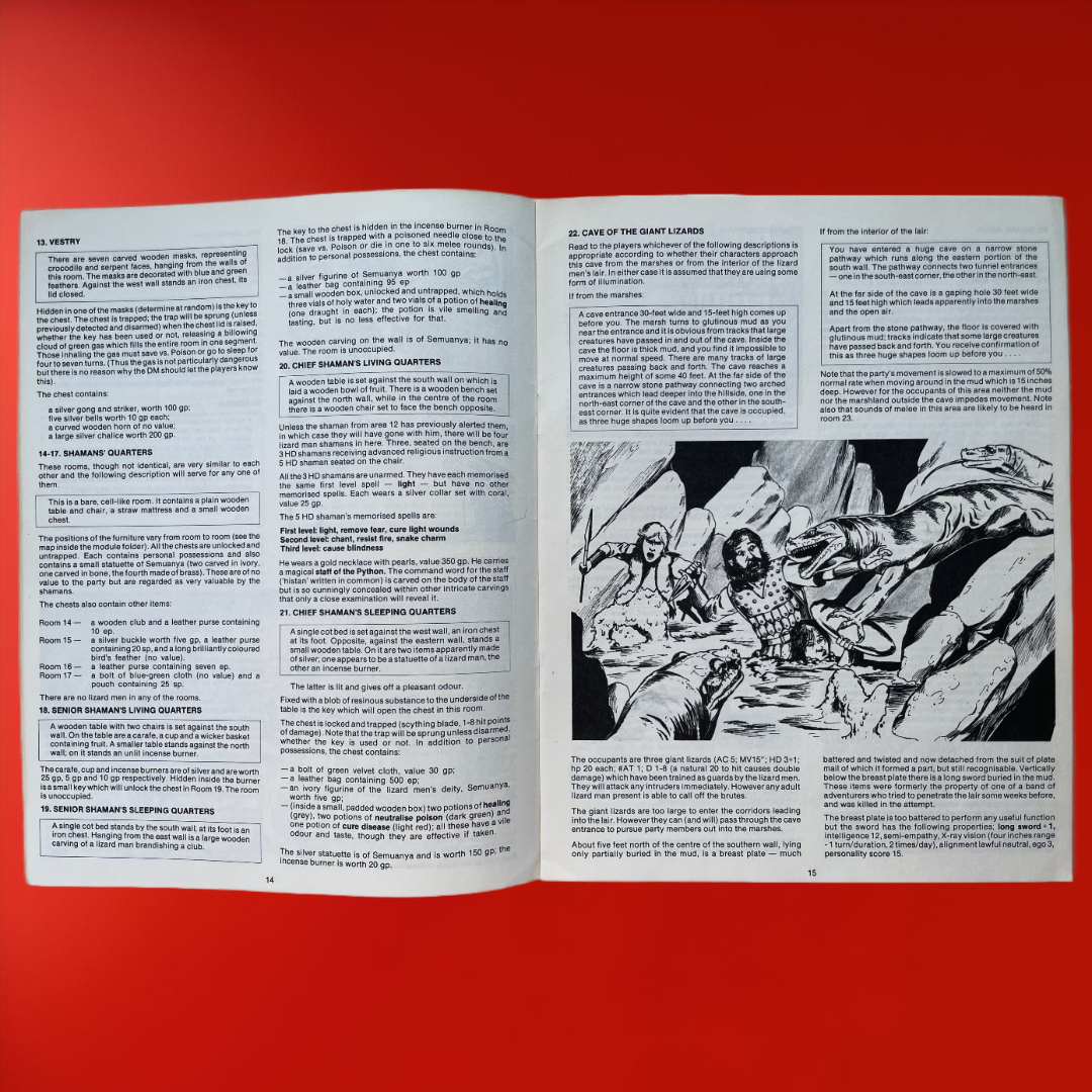 Danger at Dunwater U2 9064 Advanced Dungeons & Dragons 1e