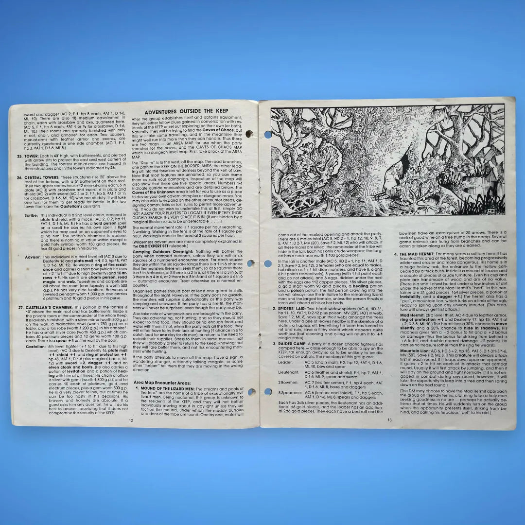 The Keep on the Borderlands B2 9034 Dungeons & Dragons