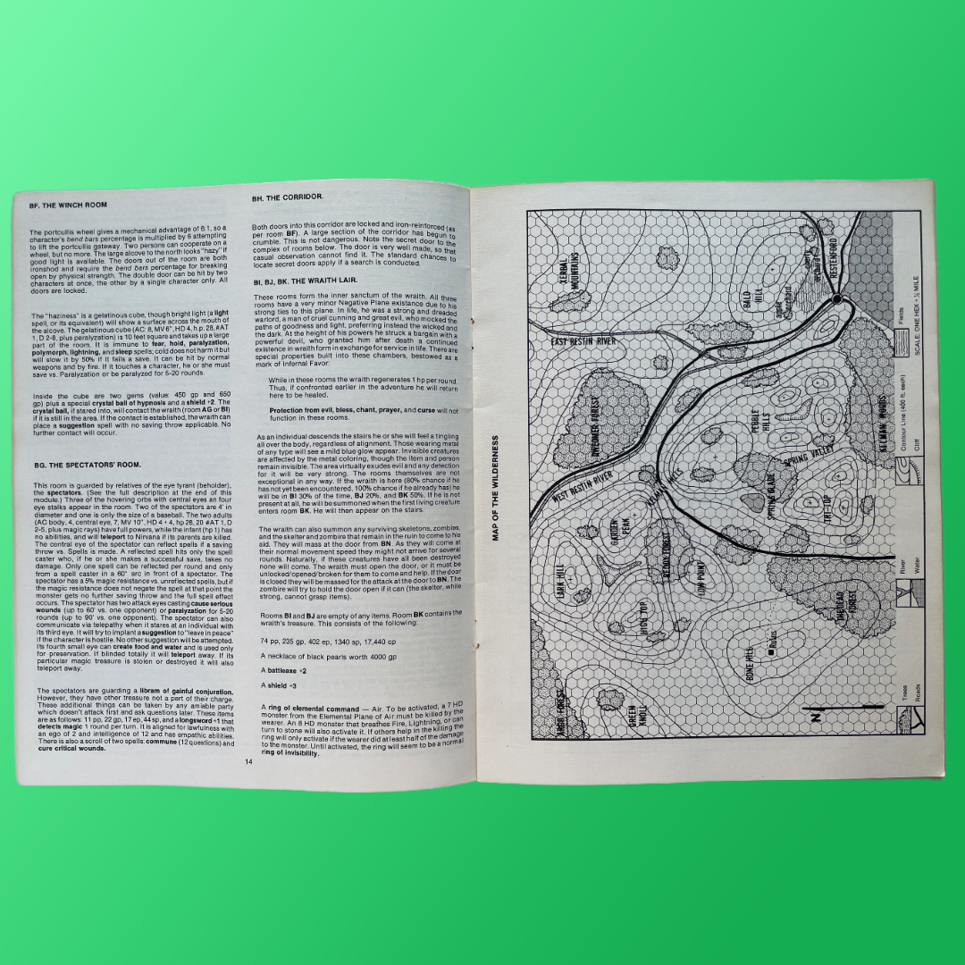 The Secret of Bone Hill L1 9045 Advanced Dungeons & Dragons 1e