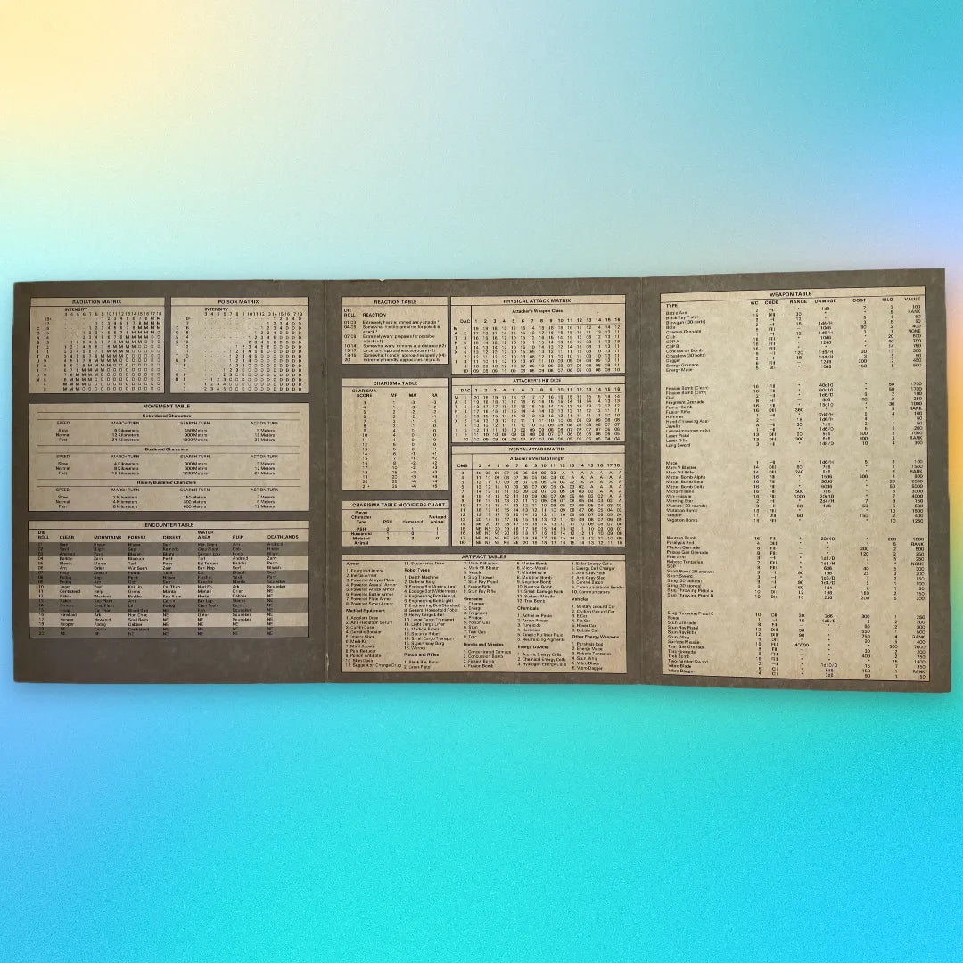 Referee's Screen with Mini Module Gamma World 6502