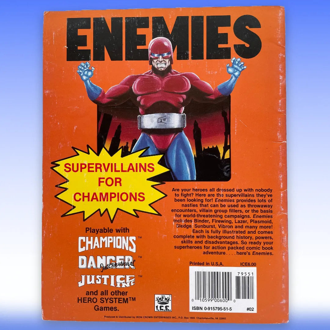Enemies Supervillains for Champions #02 Hero Games