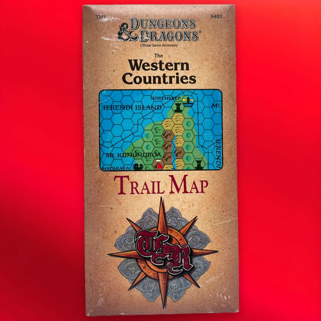 The Western Countries Trail Map TM1 9403 Dungeons & Dragons