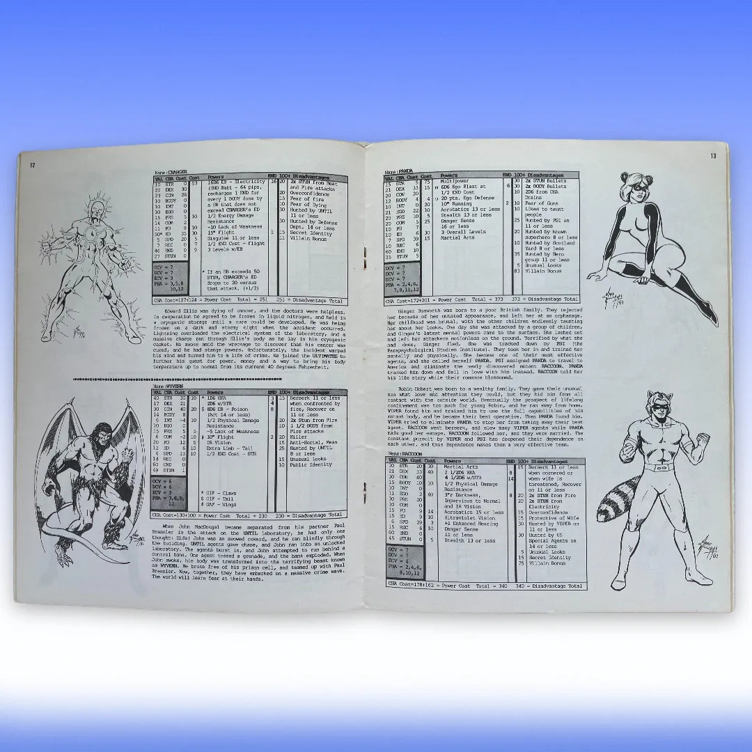 Enemies Supervillains for Champions #02 Hero Games
