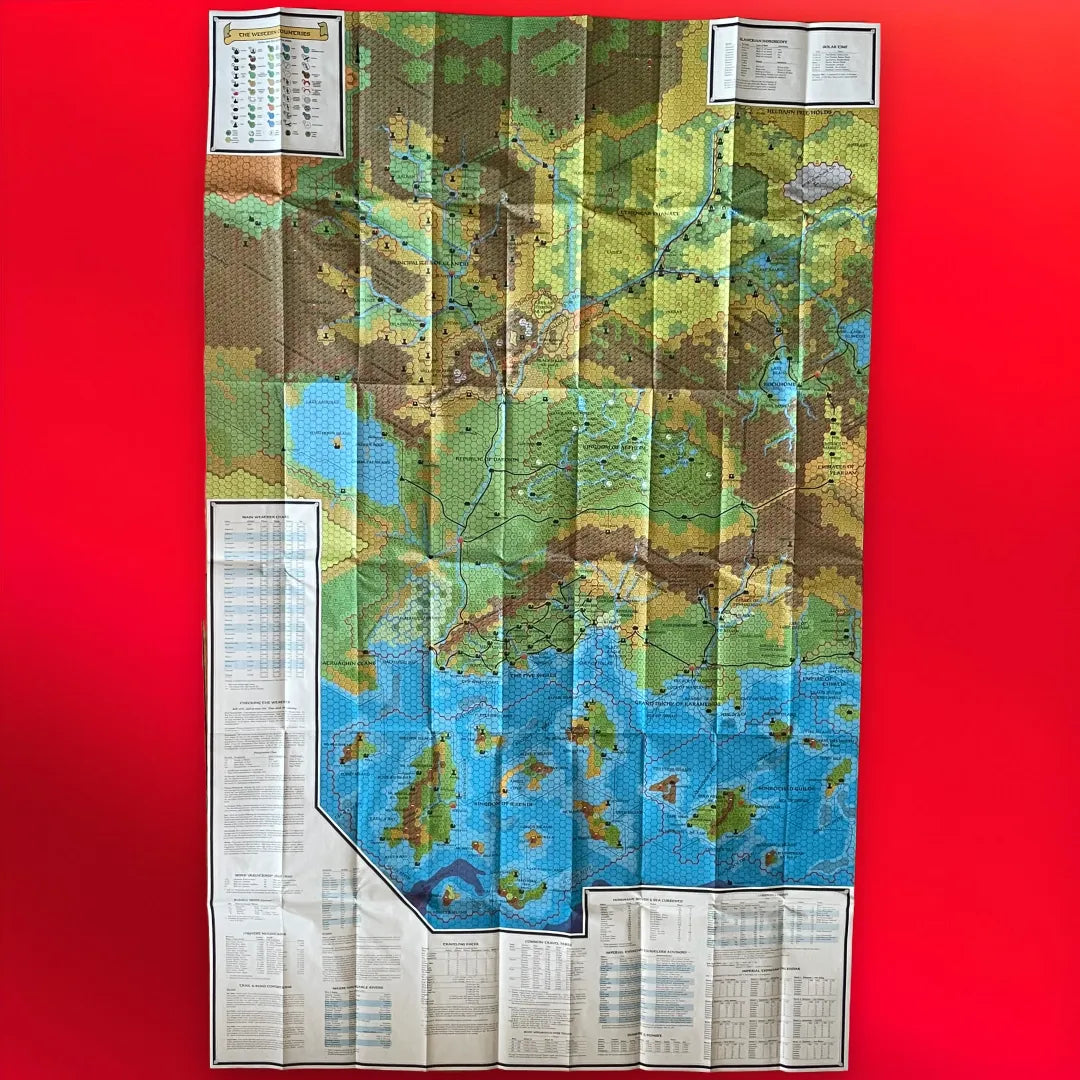 The Western Countries Trail Map TM1 9403 Dungeons & Dragons