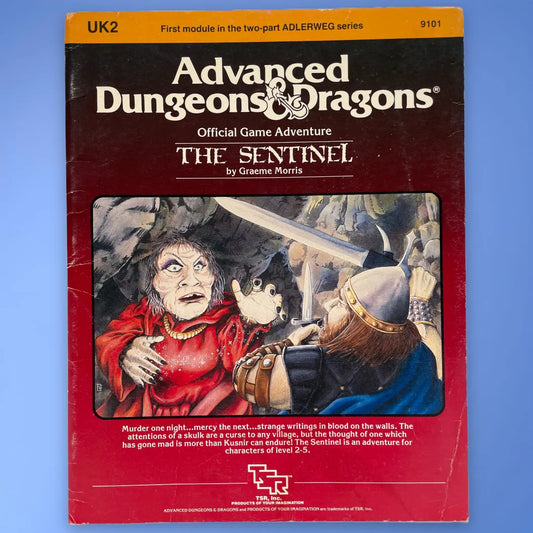 The Sentinel UK2 9101 Advanced Dungeons & Dragons 1e