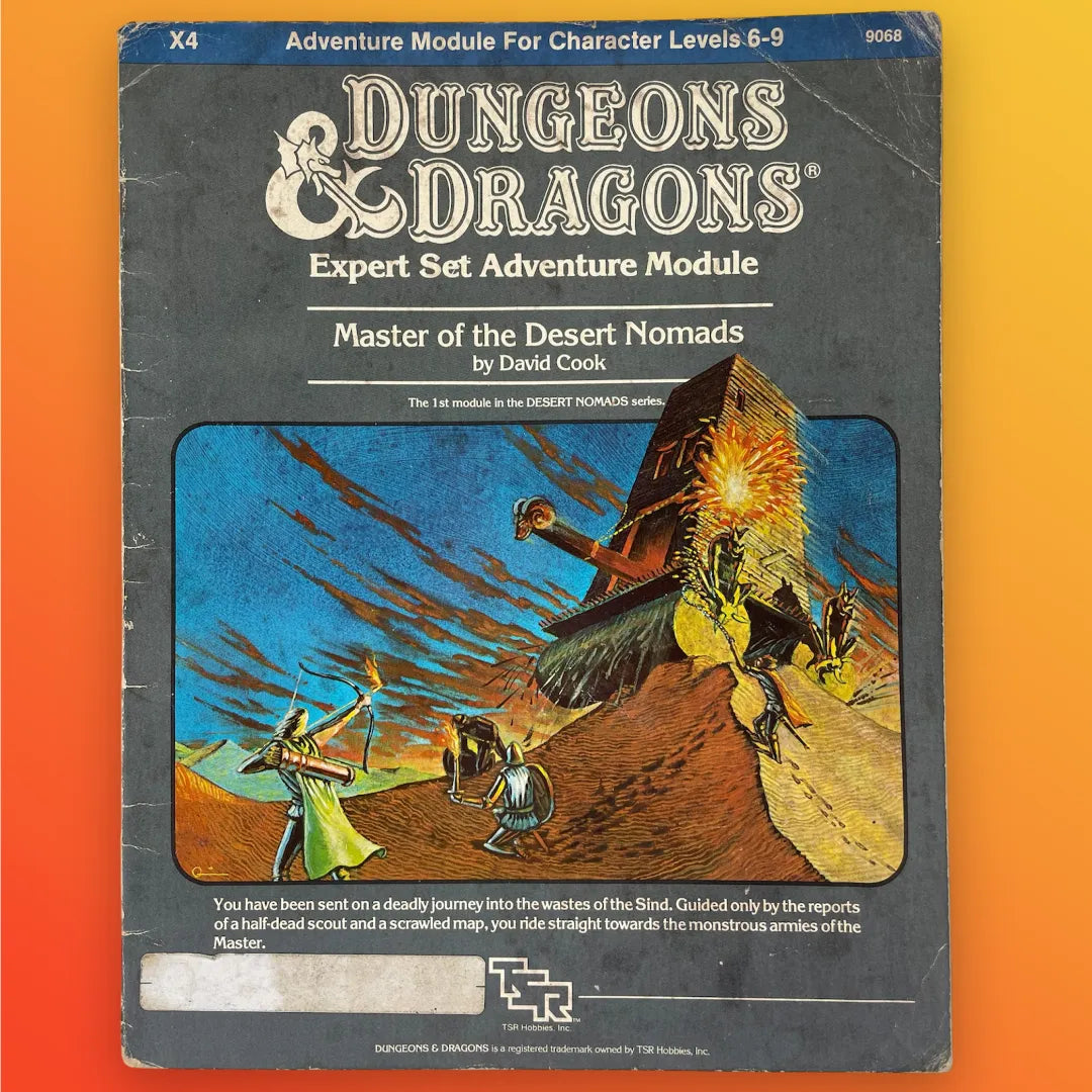 Master of the Desert Nomads X4 9068 Dungeons & Dragons