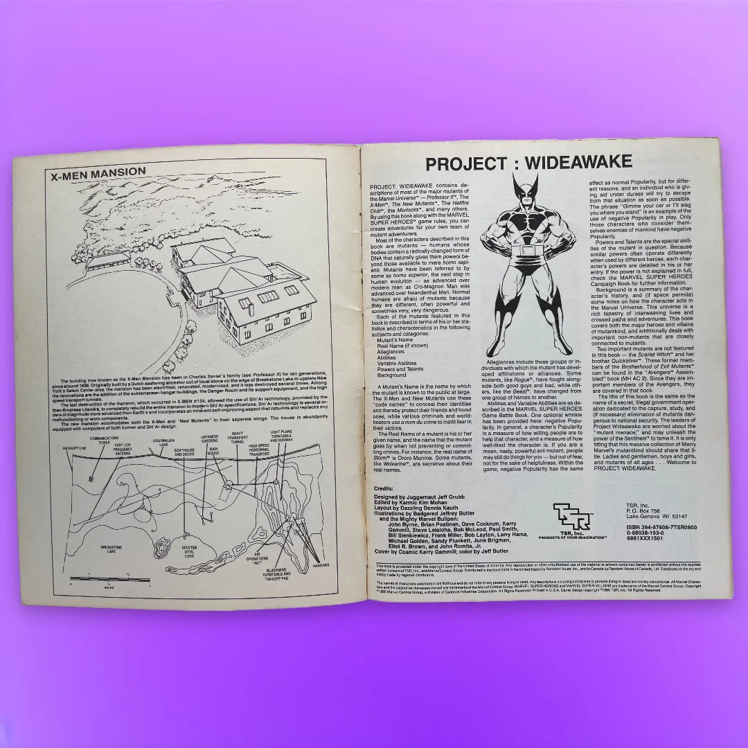 Project: WideAwake MH AC 5 Marvel Super Heroes TSR