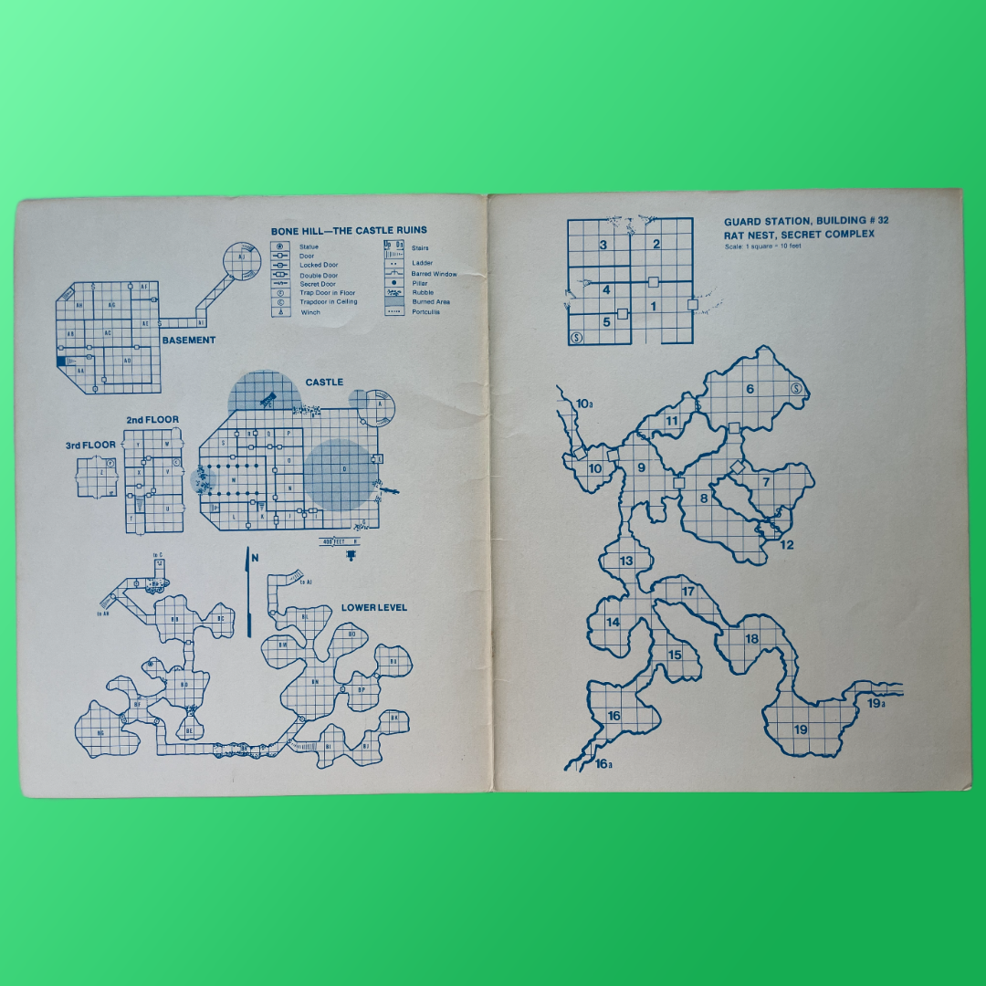 The Secret of Bone Hill L1 9045 Advanced Dungeons & Dragons 1e