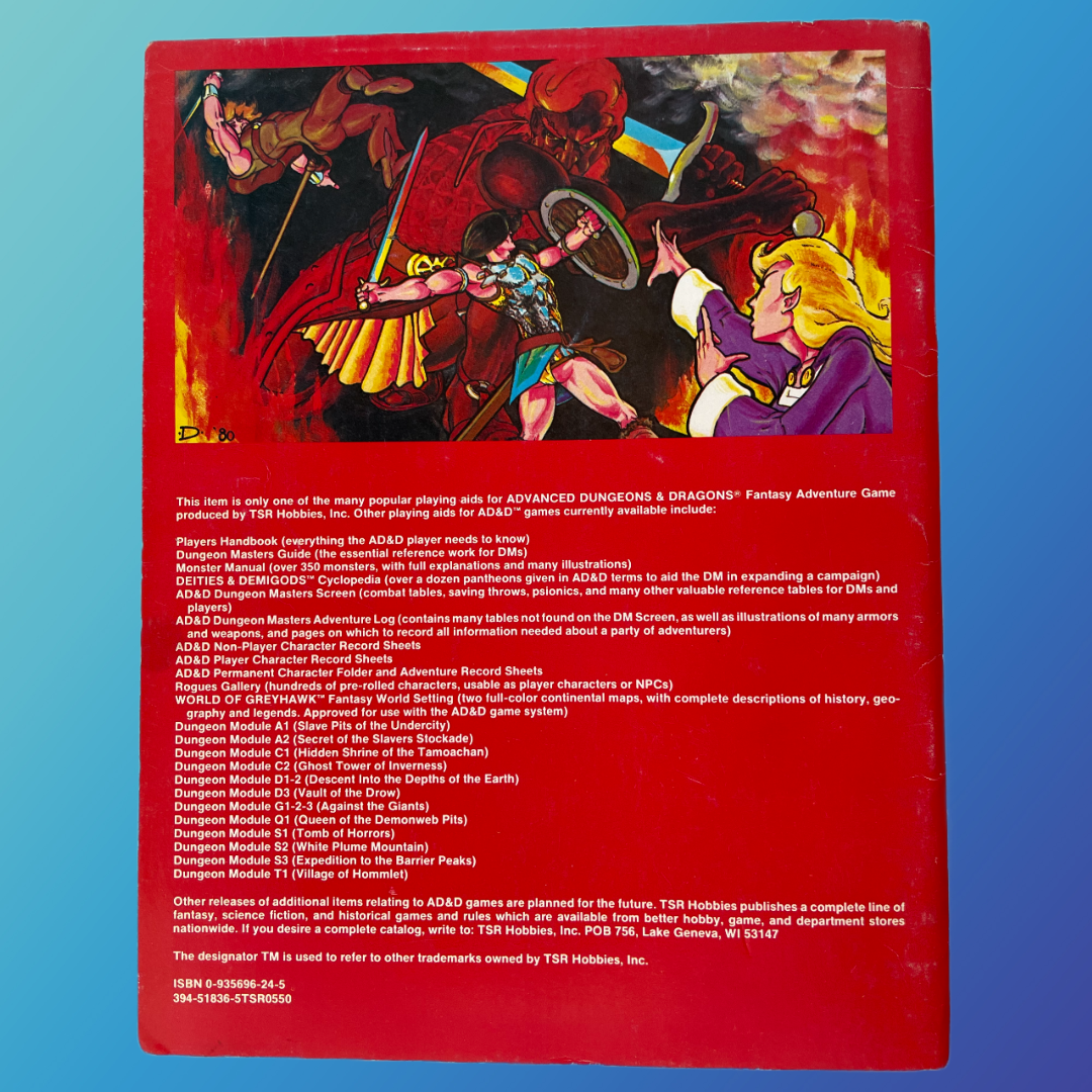 The Ghost Tower of Inverness C2 9038 AD&D 1e