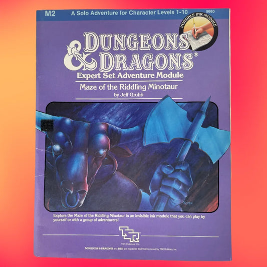 Maze of the Riddling Minotaur M2 9060 Dungeons & Dragons