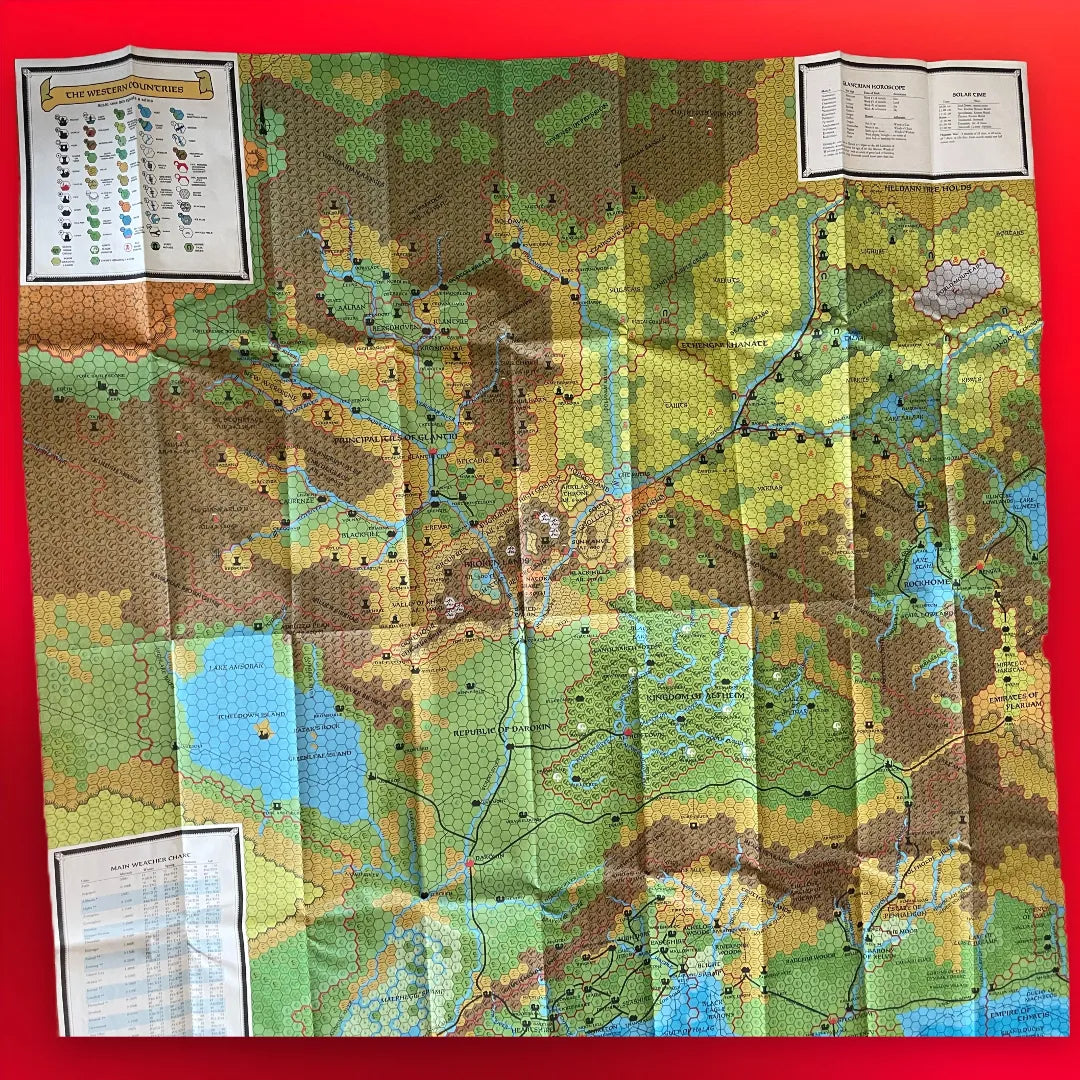 The Western Countries Trail Map TM1 9403 Dungeons & Dragons