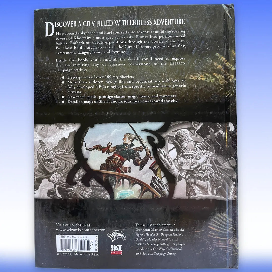 Sharn: City of Towers Eberron Dungeons & Dragons 3e
