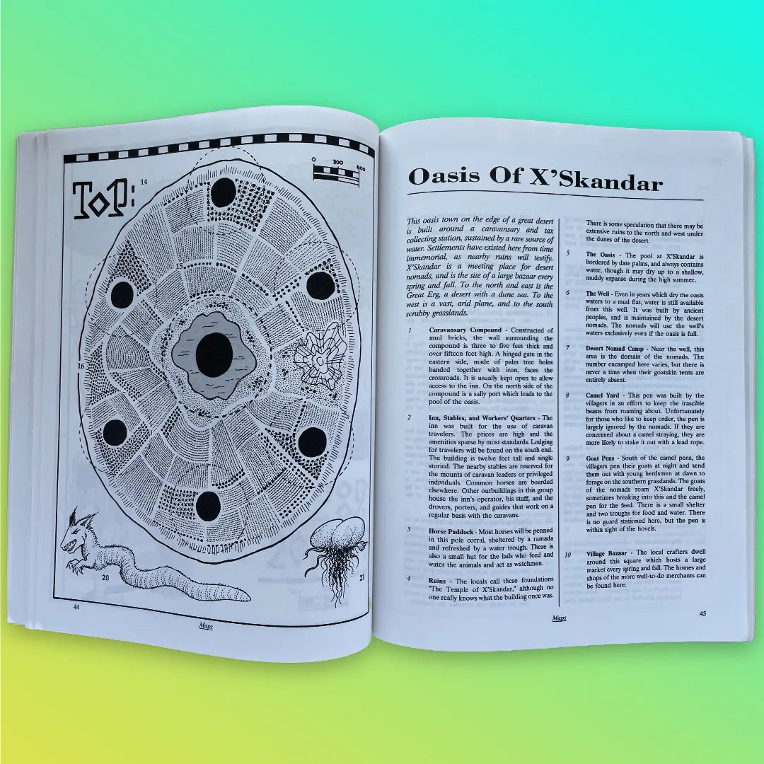 Maps Cities and Places of Legends Catalyst Series Flying Buffalo