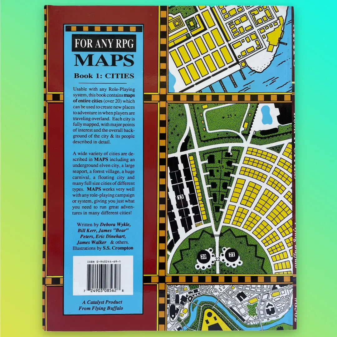 Maps Cities and Places of Legends Catalyst Series Flying Buffalo