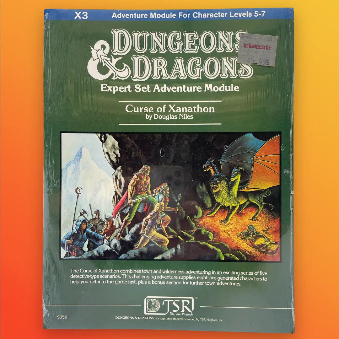 Curse of Xanathon X3 9056 Dungeons & Dragons (Factory Sealed)