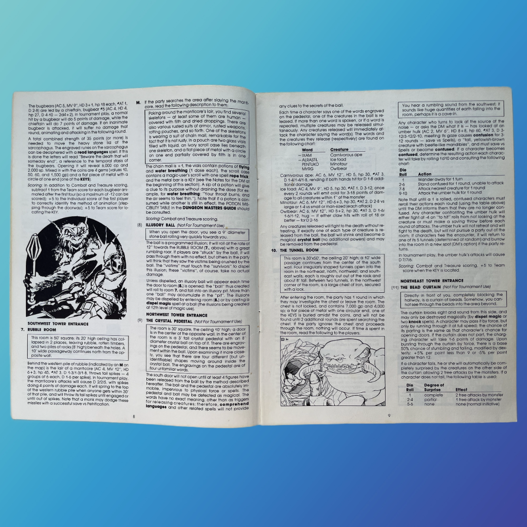 The Ghost Tower of Inverness C2 9038 AD&D 1e