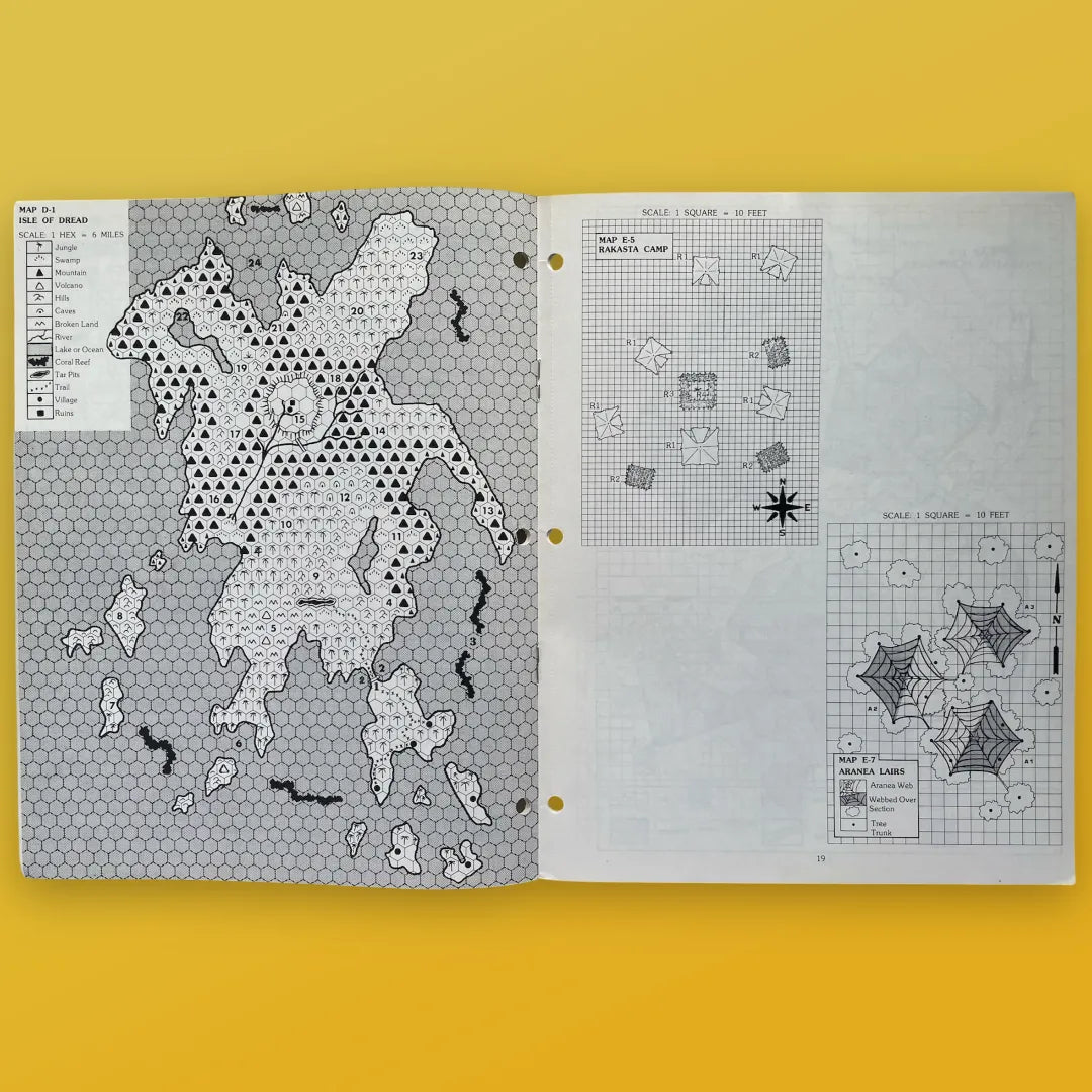 The Isle of Dread X1 9043 Dungeons & Dragons