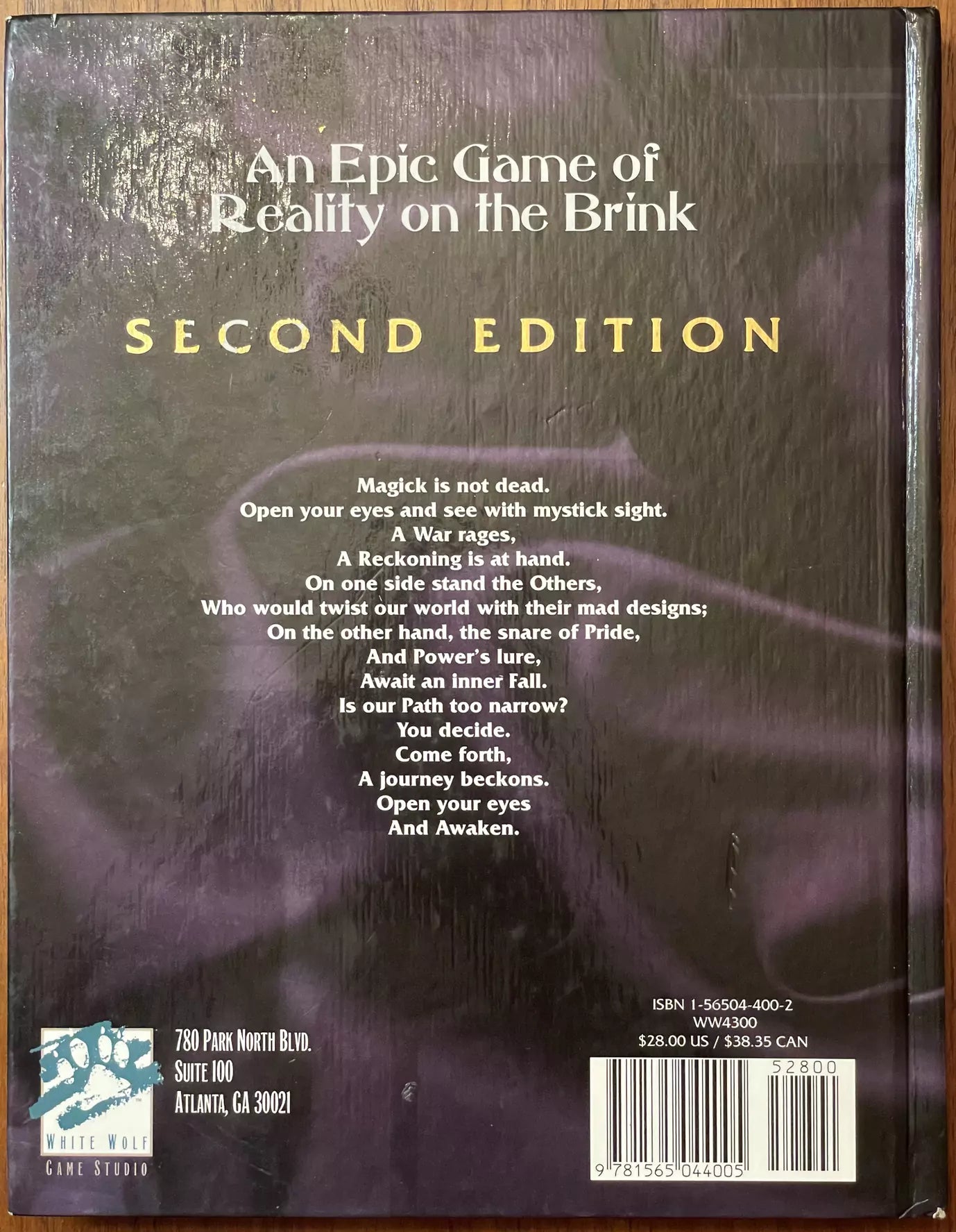 Mage: The Ascension 2e White Wolf - Lichyard Games