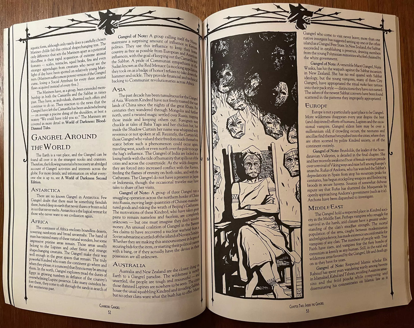 Clanbook: Gangrel Vampire: The Masquerade White Wolf - Lichyard Games