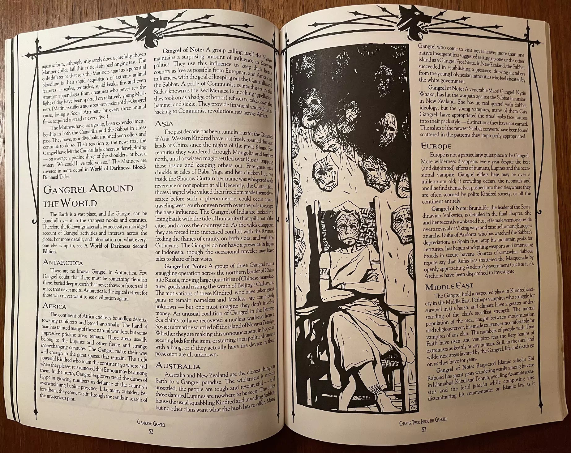 Clanbook: Gangrel Vampire: The Masquerade White Wolf - Lichyard Games