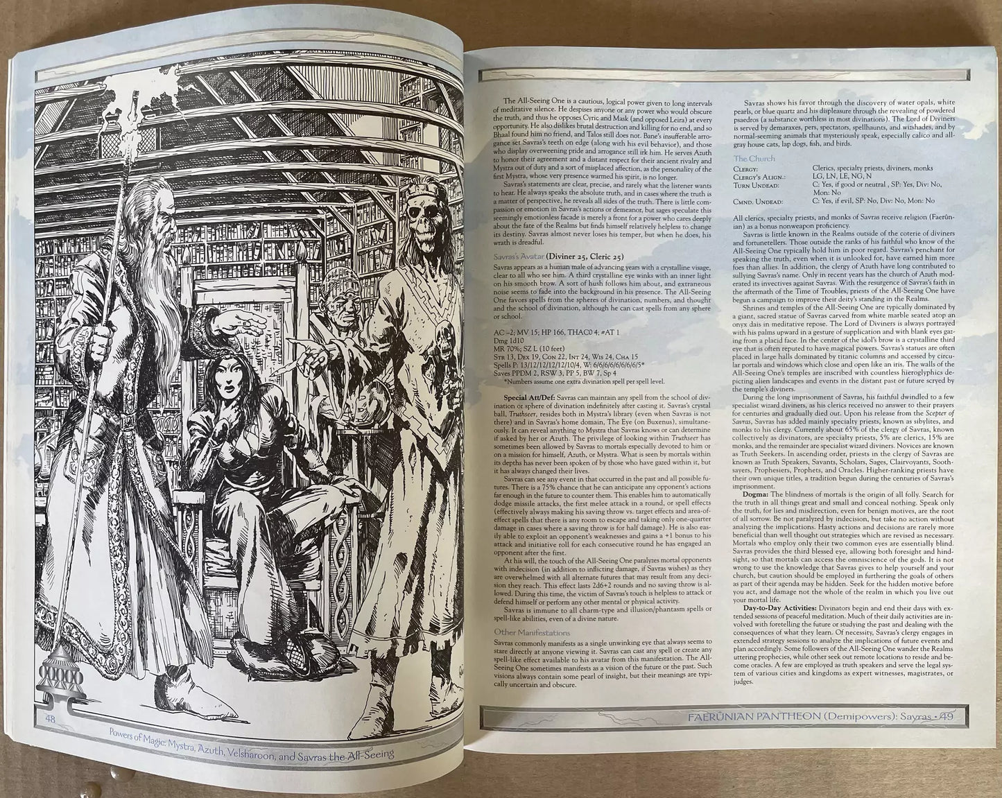 Powers & Pantheons 9563 Forgotten Realm AD&D 2e - Lichyard Games