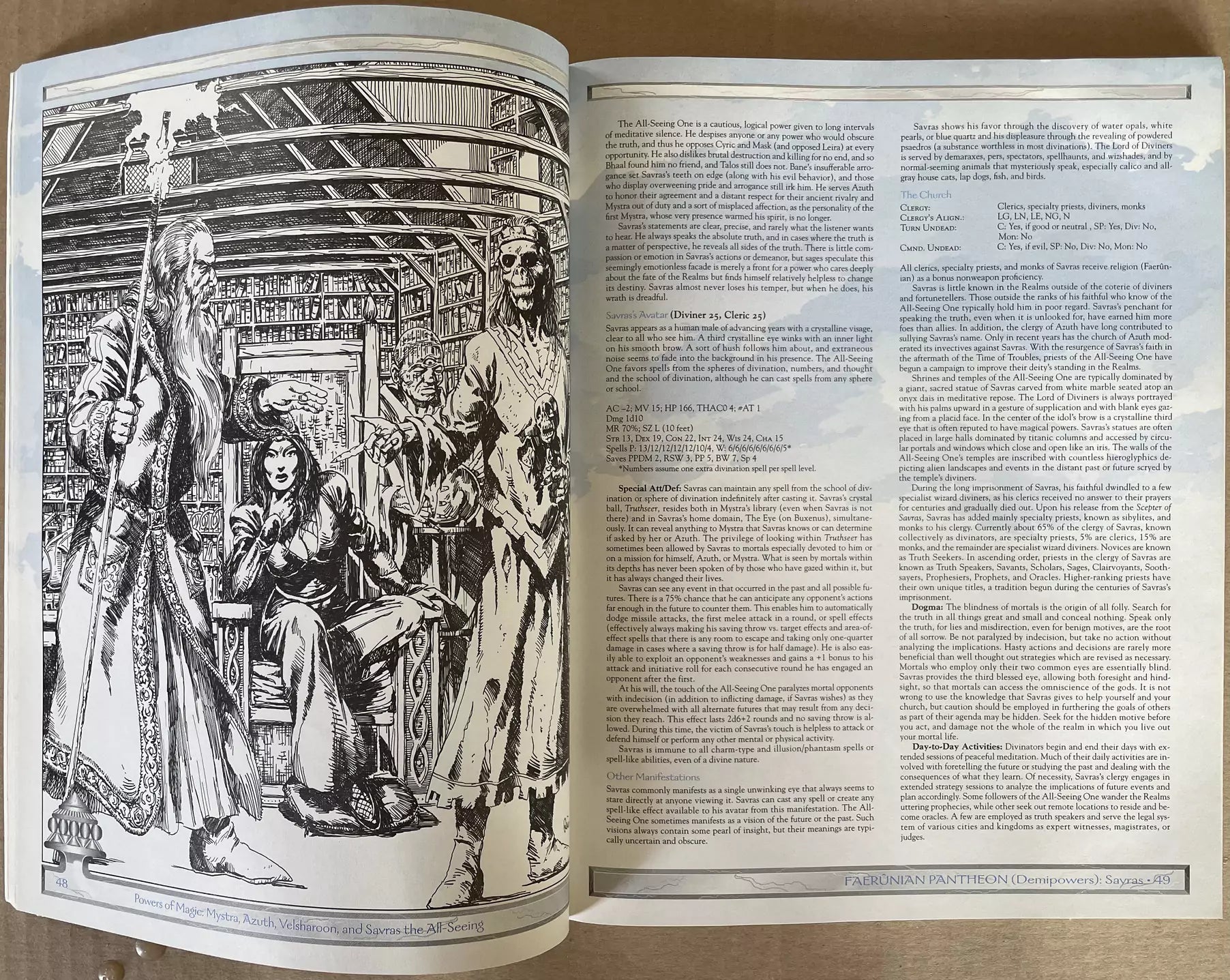 Powers & Pantheons 9563 Forgotten Realm AD&D 2e - Lichyard Games
