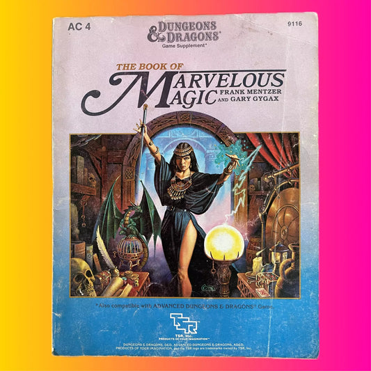 The Book of Marvelous Magic AC4 9116 Dungeons & Dragons - Lichyard Games
