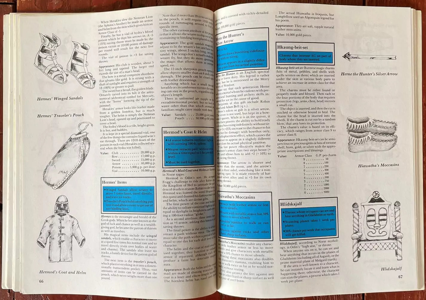 Fantastic Treasures 719 Role Aids Mayfair Games Advanced Dungeons & Dragons - Lichyard Games